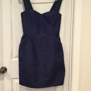 Navy blue cocktail dress